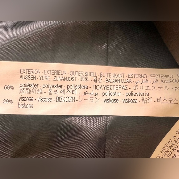 Zara Blazer, Black Size Small NWT - Picture 8 of 8